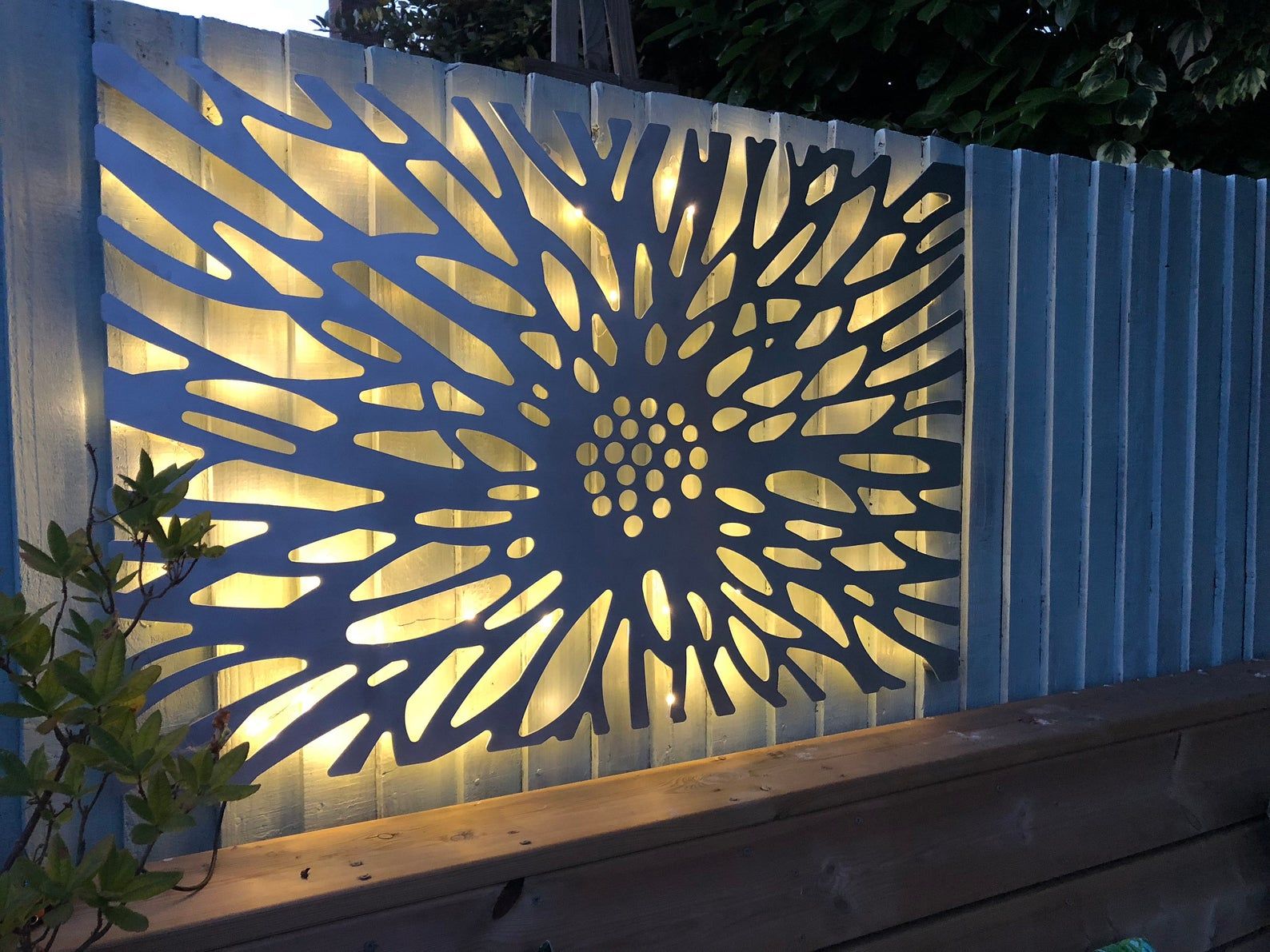 Decorative laser cut metal & panel in Javea