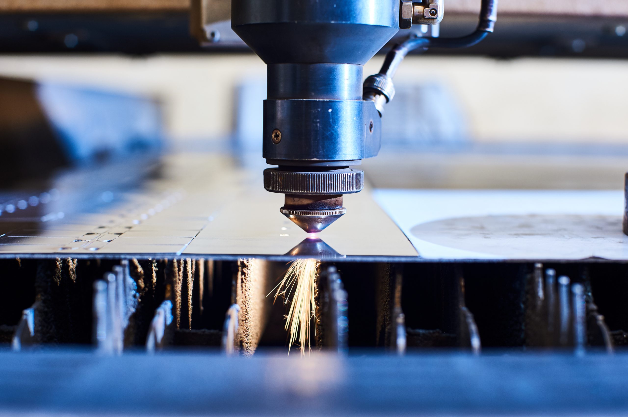 CNC Laser cutting of metal